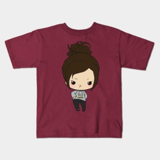 Cute Angry Girl Kids T-Shirt